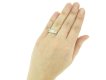 Platinum and diamond half eternity ring