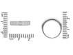 Diamond half eternity ring, circa 2003. 