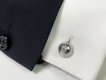 Diamond set cufflinks in platinum and gold berganza hatton garden