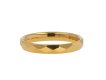 Vintage yellow gold wedding ring, English, 1957