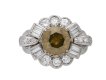 Fancy colour diamond ring berganza hatton garden