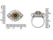 Fancy colour diamond ring berganza hatton garden