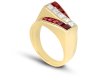 Oscar Heyman Brothers ruby and diamond ring, American, circa 1940.