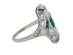 antique emerald diamond ring hatton garden berganza