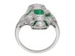 antique emerald diamond ring hatton garden berganza