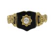  Antique old mine diamond and black enamel memorial ring, circa 1862 berganza hatton garden