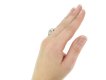 hand view Edwardian diamond cluster ring berganza hatton garden