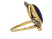 front art nouveau sapphire diamond ring hatton garden berganza