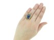 front art nouveau sapphire diamond ring hatton garden berganza