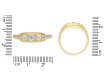 Victorian diamond five stone ring, English, circa 1900. Hatton Garden