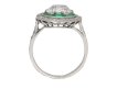 antique diamond emerald ring berganza hatton garden