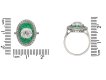 antique diamond emerald ring berganza hatton garden