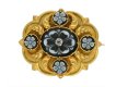 Antique onyx and diamond Brooch berganza hatton garden