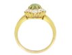 back view Antique 'cat's eye' chrysoberyl and diamond marquise shape ring, circa 1900.
