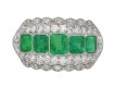 antique emerald diamond ring berganza hatton garden