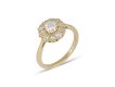Diamond coronet cluster ring, circa 1905.