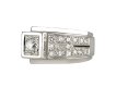 Diamond cocktail ring, French, circa 1945. 