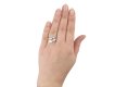 Vintage diamond crossover ring hatton garden
