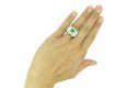 Art Deco emerald and diamond ring berganza hatton garden