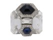 front Seaman Schepps rock crystal diamond sapphire berganza hatton garden