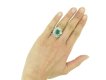 Mellerio emerald and diamond ring berganza hatton garden