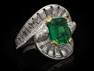 Mellerio emerald and diamond ring berganza hatton garden