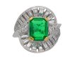 Mellerio emerald and diamond ring berganza hatton garden