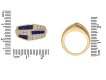 Oscar Heyman Brothers sapphire and diamond ring, American, circa 1960.berganza hatton garden