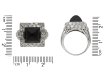 Art Deco onyx and diamond ring berganza hatton garden