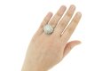 vintage diamond cluster ring berganza hatton garden