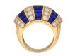 Oscar Heyman Brothers sapphire baguette and diamond ring, American, circa 1960. berganza hatton gardenOscar Heyman Brothers sapphire baguette and diamond ring, American, circa 1960. berganza hatton garden