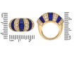 Oscar Heyman Brothers sapphire baguette and diamond ring, American, circa 1960. berganza hatton garden
