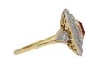 Antique ruby diamond cluster ring berganza hatton garden