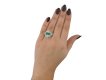 Colombian emerald diamond cluster ring berganza hatton garden