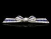 Marcus & Co. sapphire and diamond brooch berganza hatton garden