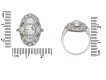 Diamond cluster ring berganza hatton garden