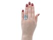 Aquamarine and diamond ring berganza hatton garden