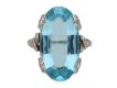 Aquamarine and diamond ring berganza hatton garden