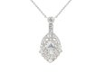 Art Deco diamond necklace, circa 1920.