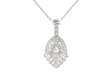 Art Deco diamond necklace, circa 1920.
