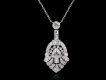 Art Deco diamond necklace, circa 1920.