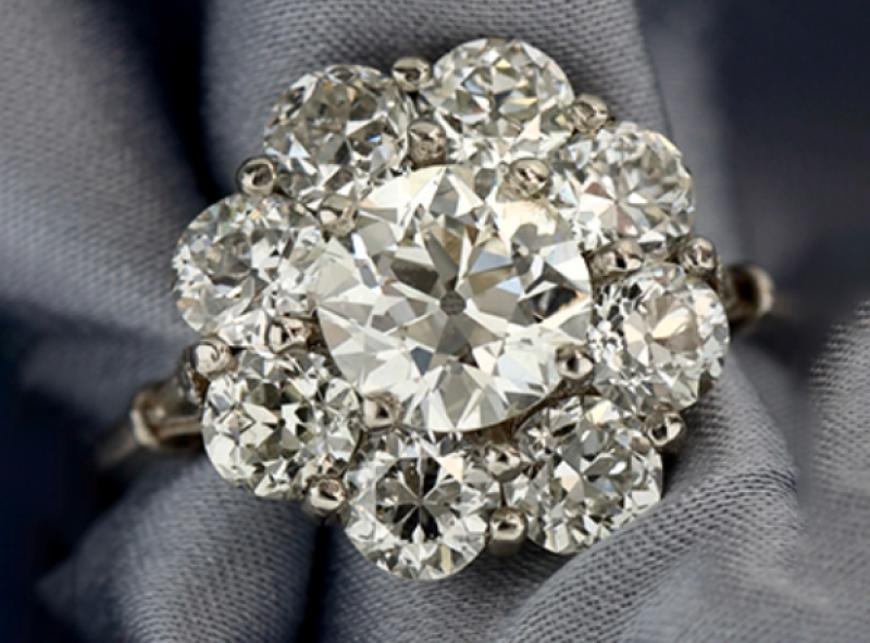 Link to Diamond Cluster Rings 