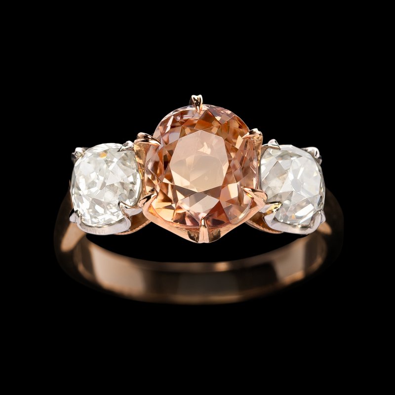 Link to Padparadscha Sapphire Rings 