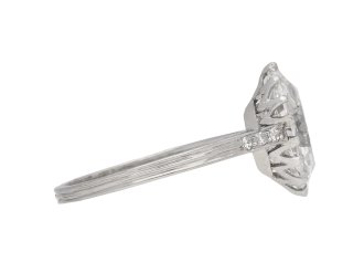 Antique marquise solitaire diamond ring berganza hatton garden