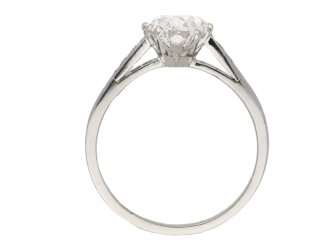 Antique marquise solitaire diamond ring berganza hatton garden