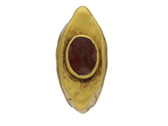 Ancient Roman cornelian signet ring berganza hatton garden