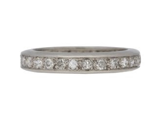 Vintage eternity diamond ring berganza hatton garden