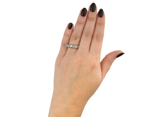 Victorian diamond seven stone ring berganza hatton garden