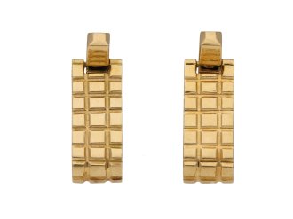 18 carat yellow gold cufflinks berganza hatton garden