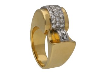Ruby and diamond cocktail ring berganza hatton garden